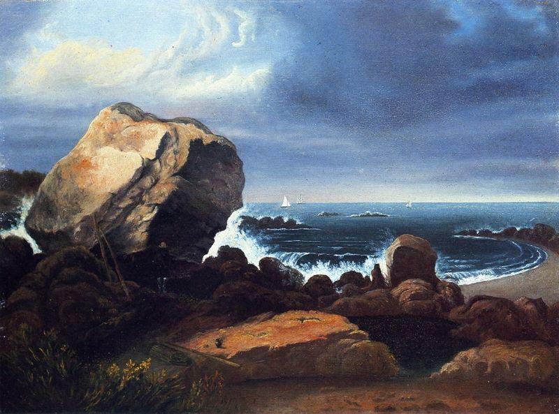Thomas Doughty Scituate Beach, Massachusetts oil painting image